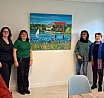 Tableaux de Betty WITTWE offert au service de la Pouponni&egrave;re